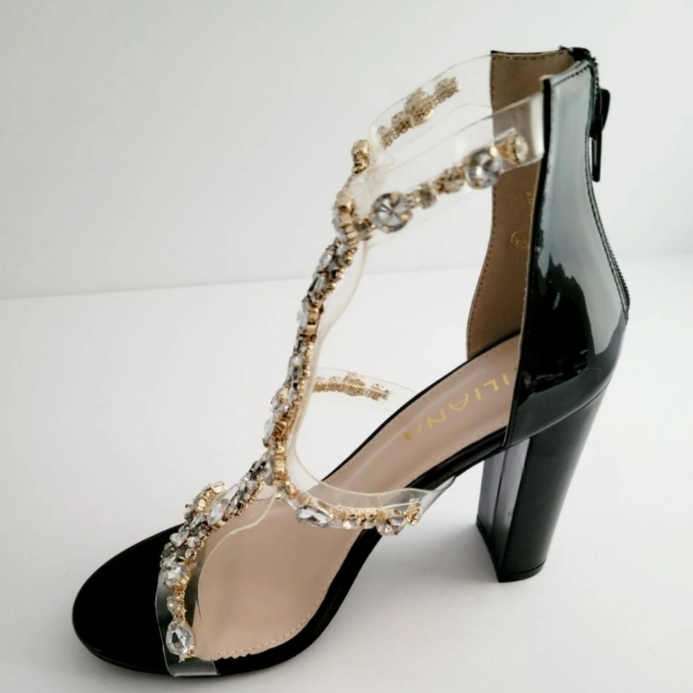 Rhinestone heels